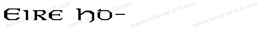 Eire Ho字体转换